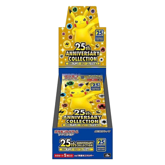 Pokemon TCG 25th Anniversary Collection s8a Booster Box Japanese